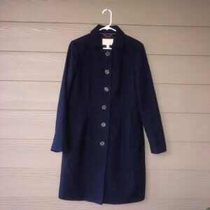 Banana Republic Women's Navy Coat Size Large